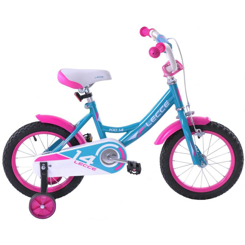 Rower 14 LECCE girl różowo-niebieski / niebiesko-różowy